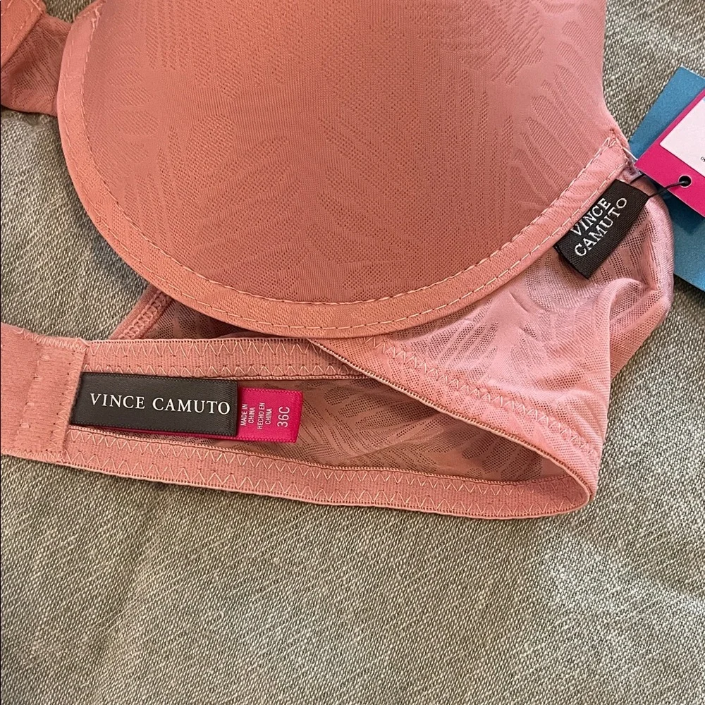 Vince Camuto Smooth T-Shirt Bras in Soft Pink, Nude and Taupe - Picture 3 of 3